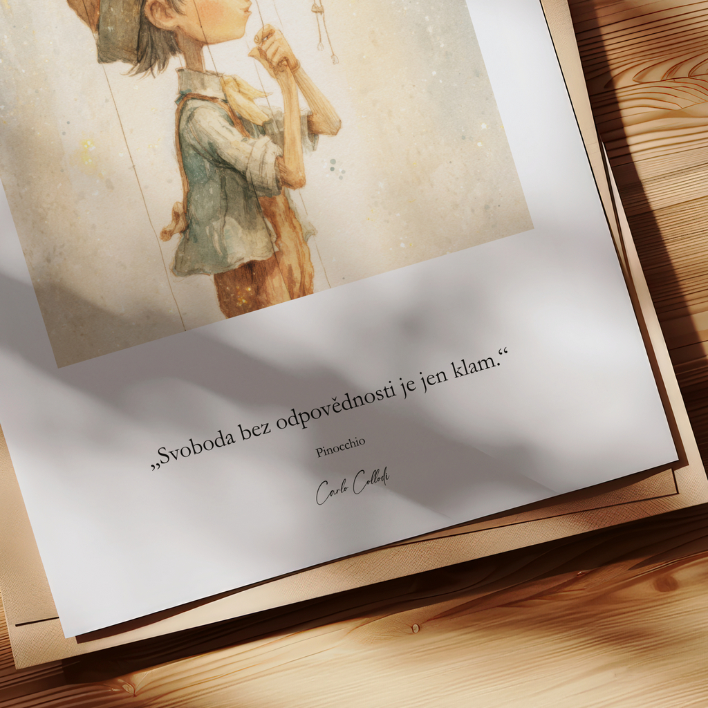 detsky plakat Pinocchio8